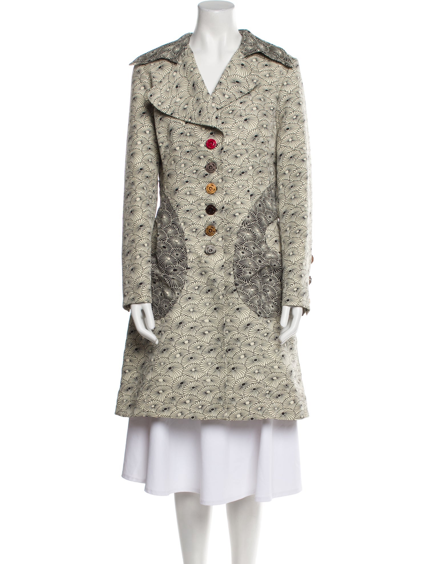 Fiorentini + Baker Floral Print Coat