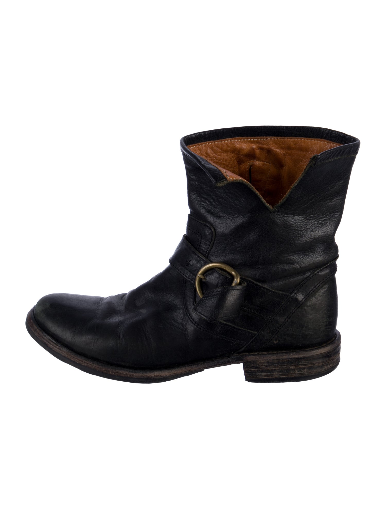 Fiorentini + Baker Leather Moto Boots