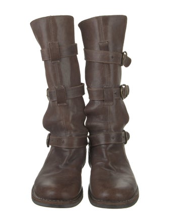 Fiorentini + Baker Leather Moto Boots
