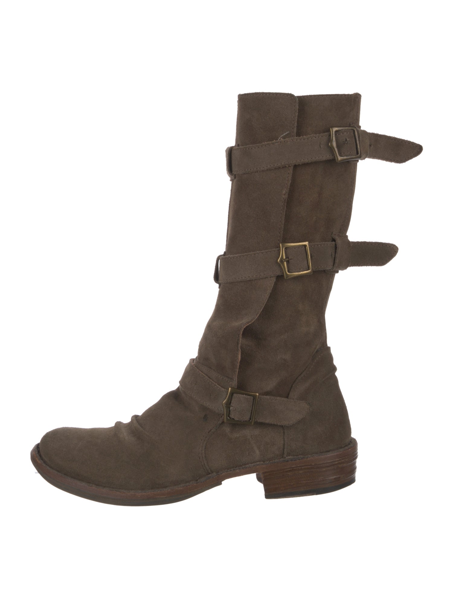 Fiorentini + Baker Suede Combat Boots