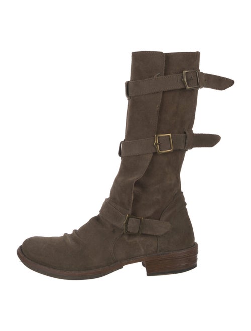 Fiorentini + Baker Suede Combat Boots