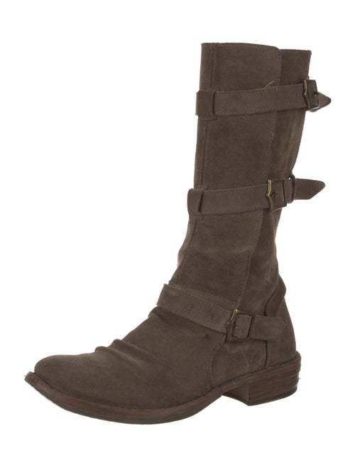 Fiorentini + Baker Suede Combat Boots