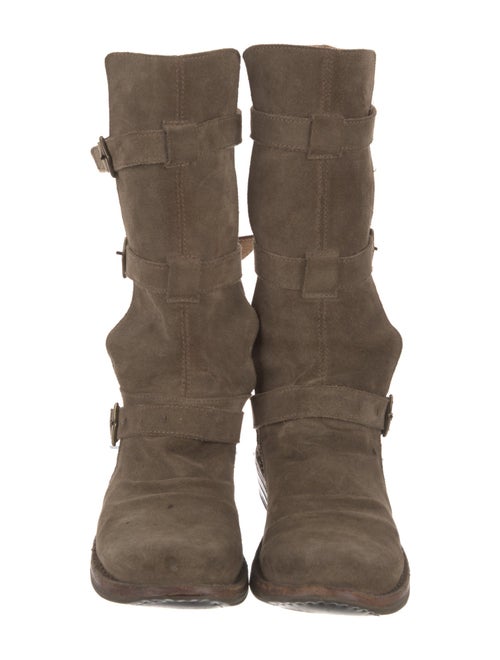 Fiorentini + Baker Suede Combat Boots