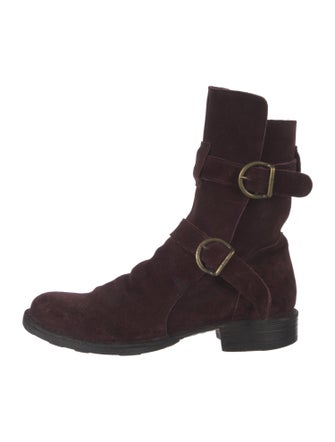 Fiorentini + Baker Suede Moto Boots