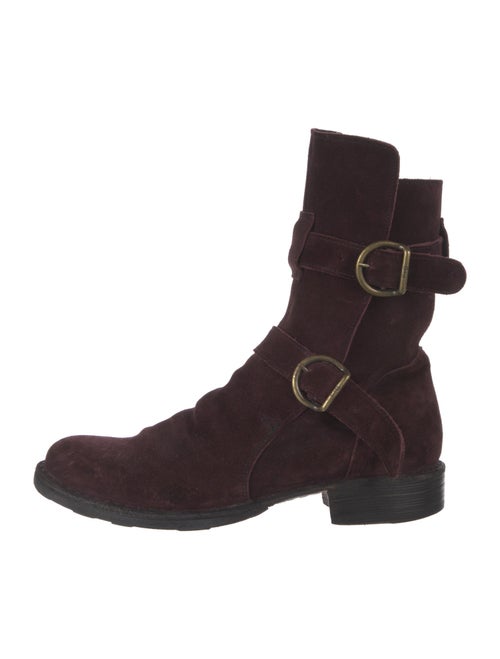 Fiorentini + Baker Suede Moto Boots