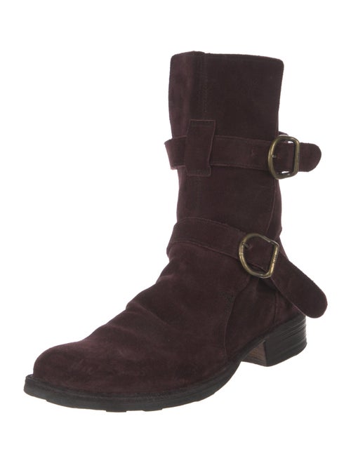 Fiorentini + Baker Suede Moto Boots