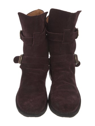 Fiorentini + Baker Suede Moto Boots
