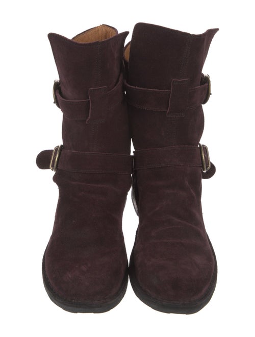 Fiorentini + Baker Suede Moto Boots