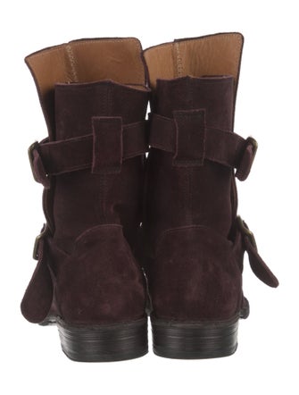 Fiorentini + Baker Suede Moto Boots
