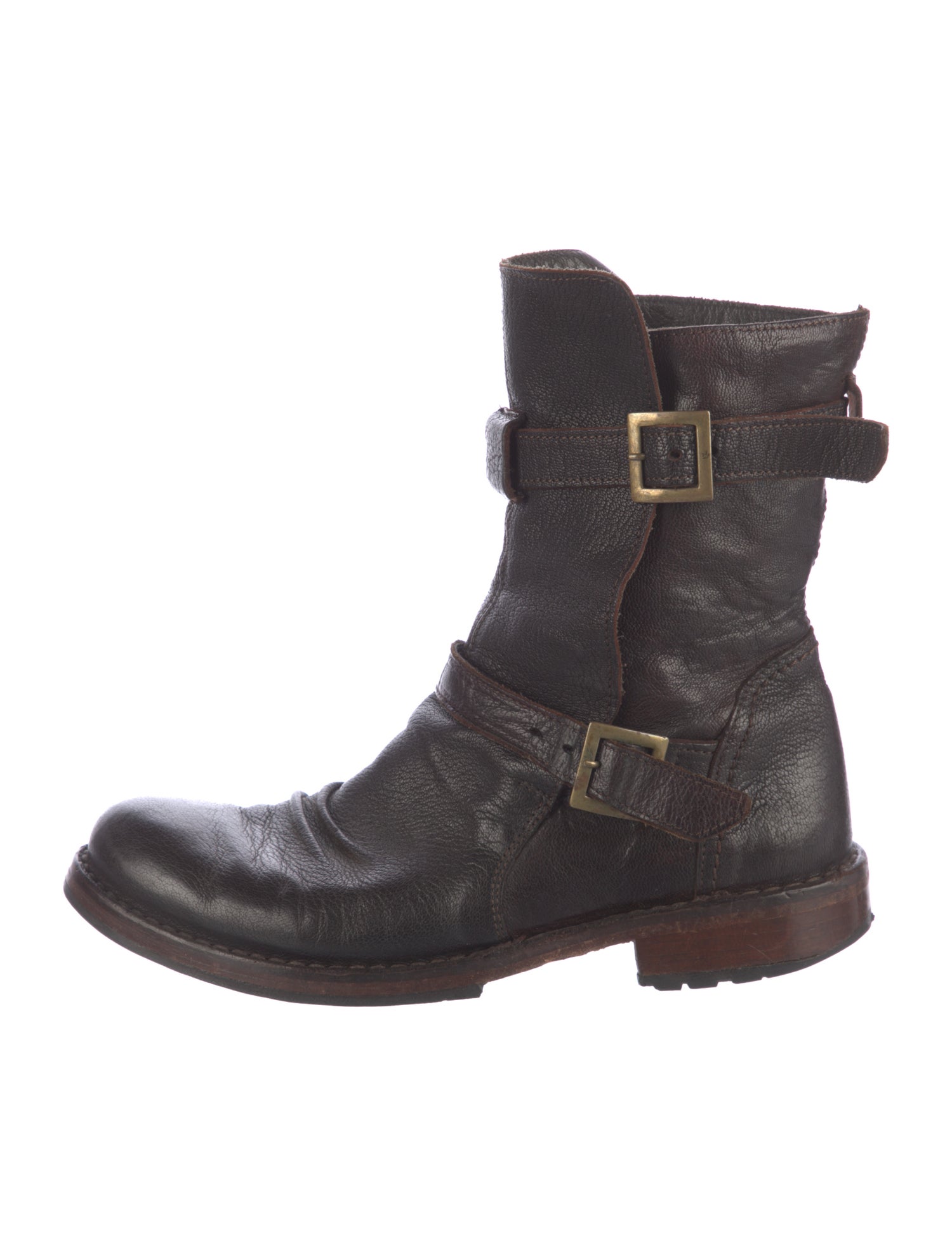 Fiorentini + Baker Leather Moto Boots