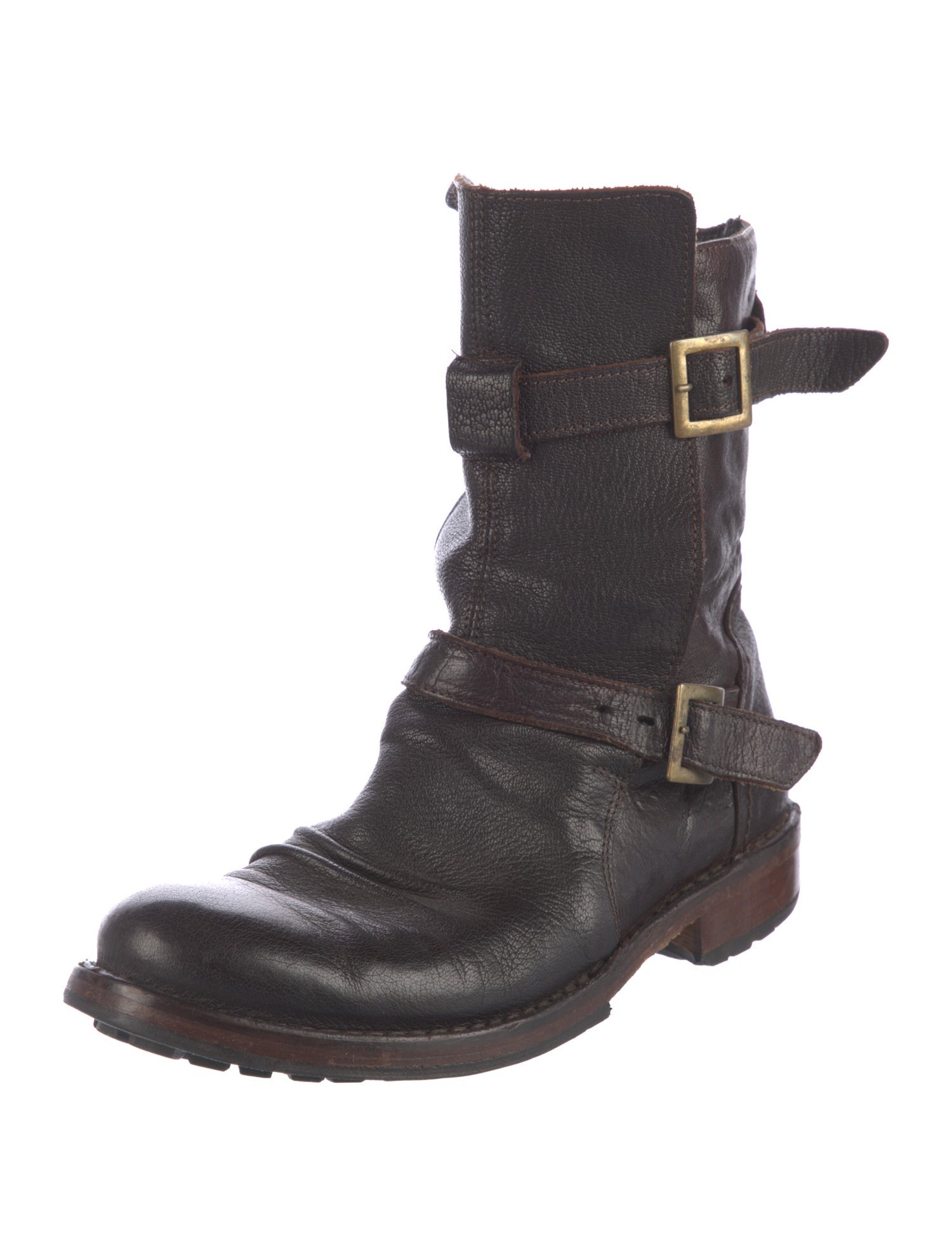 Fiorentini + Baker Leather Moto Boots