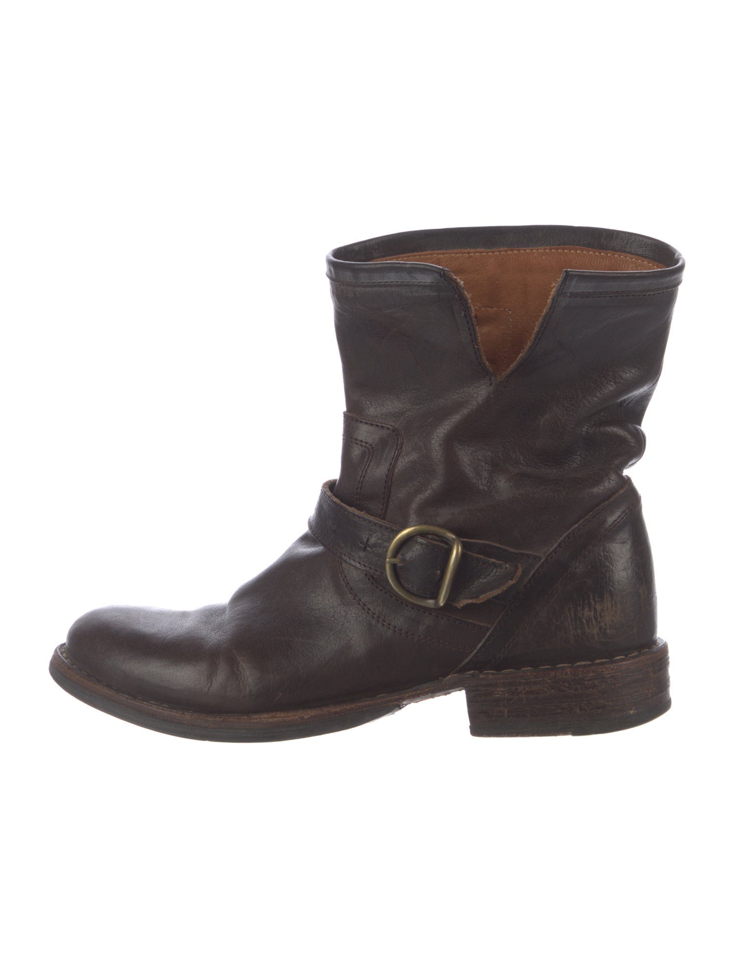 Fiorentini + Baker Leather Moto Boots
