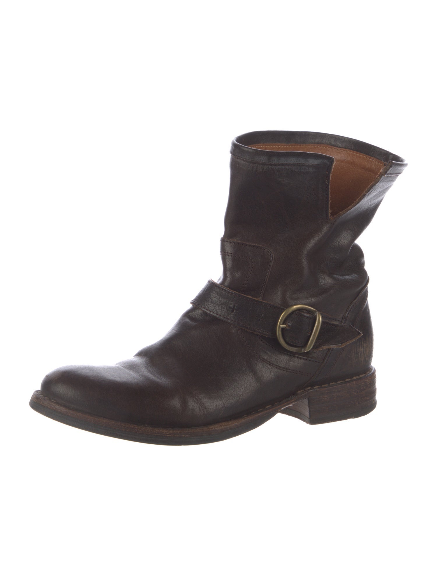 Fiorentini + Baker Leather Moto Boots