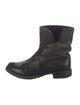 Fiorentini + Baker Leather Studded Accents Moto Boots