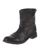 Fiorentini + Baker Leather Studded Accents Moto Boots