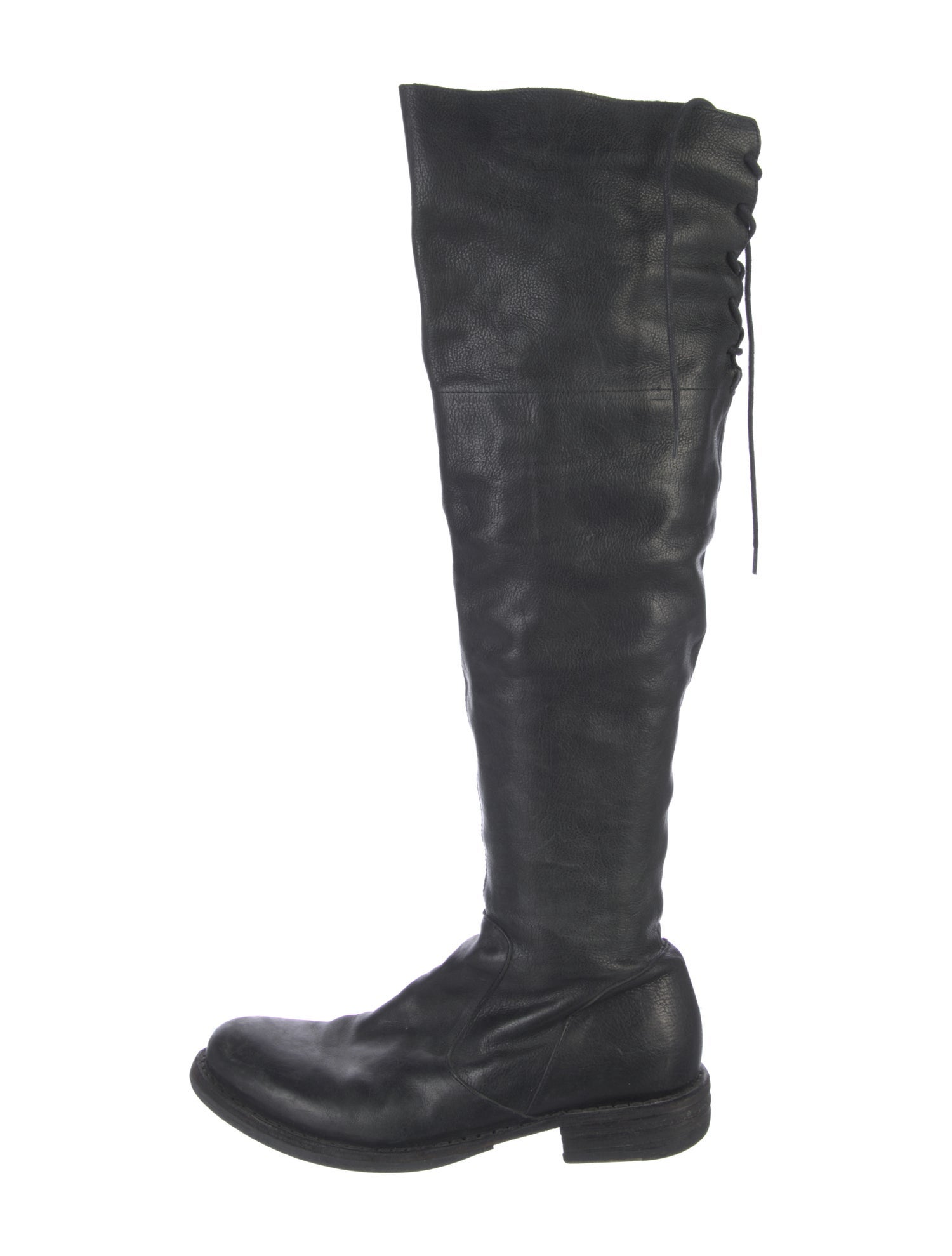 Fiorentini + Baker Leather Distressed Accents Riding Boots