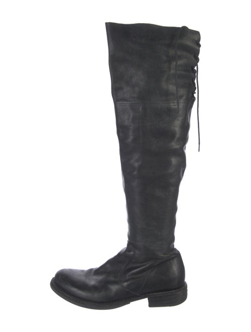 Fiorentini + Baker Leather Distressed Accents Riding Boots