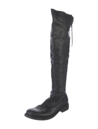 Fiorentini + Baker Leather Distressed Accents Riding Boots