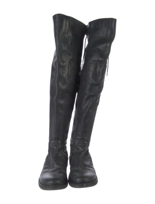 Fiorentini + Baker Leather Distressed Accents Riding Boots