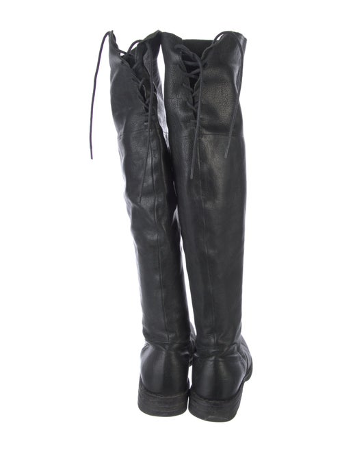 Fiorentini + Baker Leather Distressed Accents Riding Boots