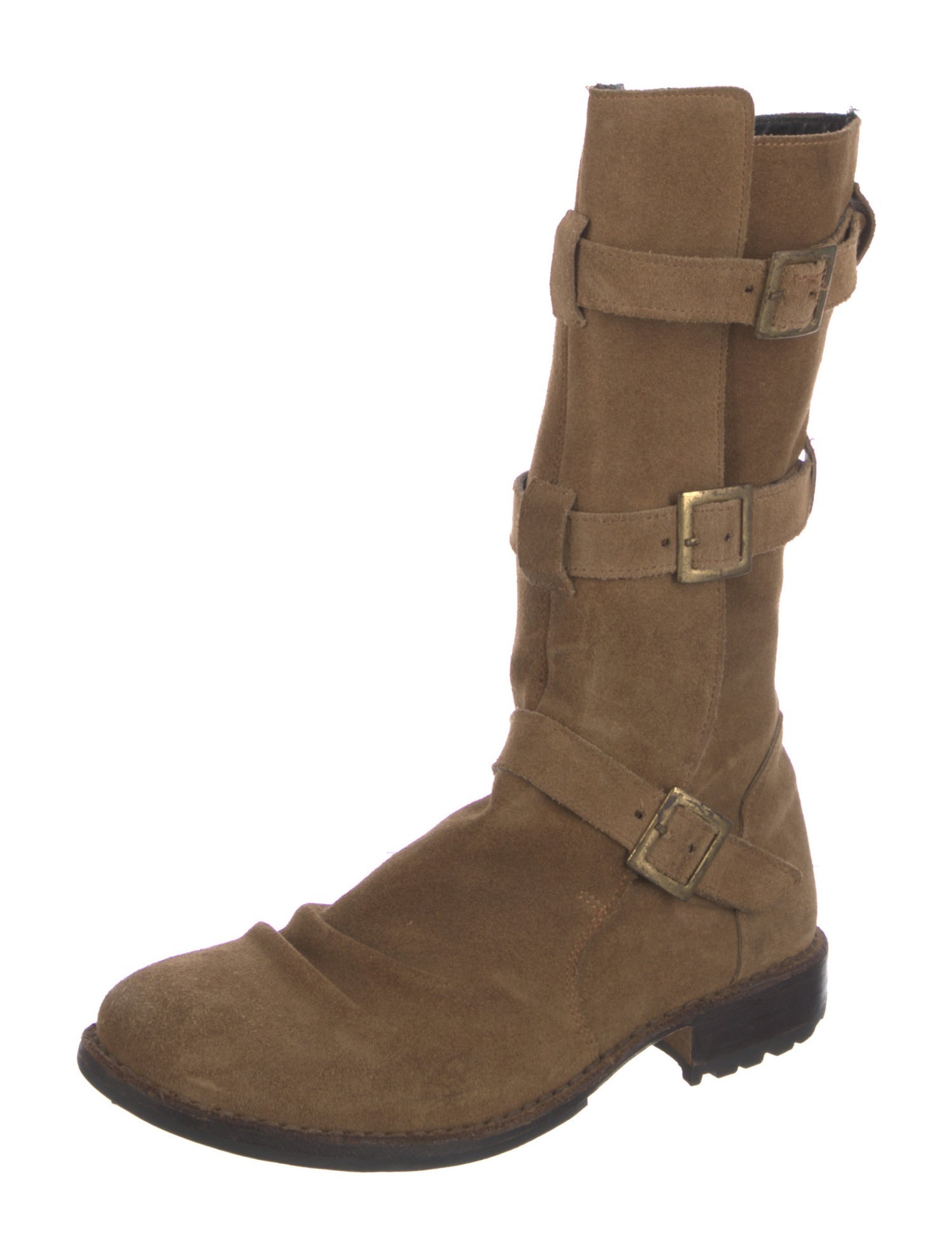 Fiorentini + Baker Suede Moto Boots