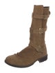 Fiorentini + Baker Suede Moto Boots