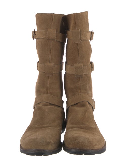 Fiorentini + Baker Suede Moto Boots