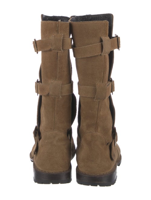 Fiorentini + Baker Suede Moto Boots
