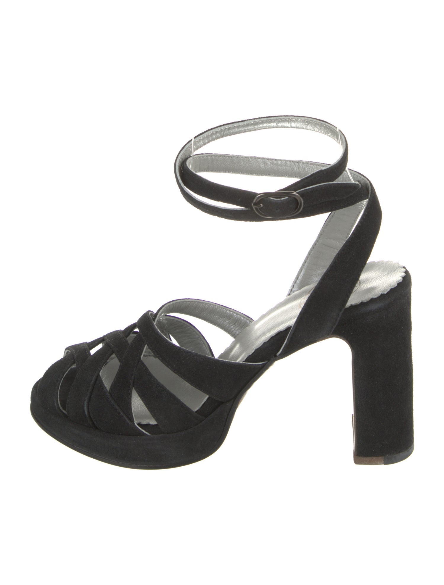 Fiorentini + Baker Suede Leather Trim Embellishment Sandals