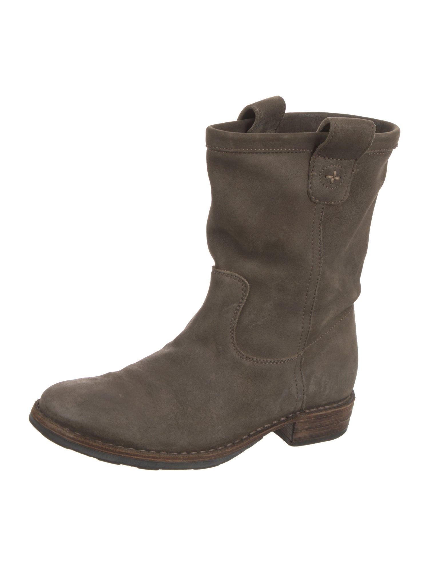 Fiorentini + Baker Suede Moto Boots