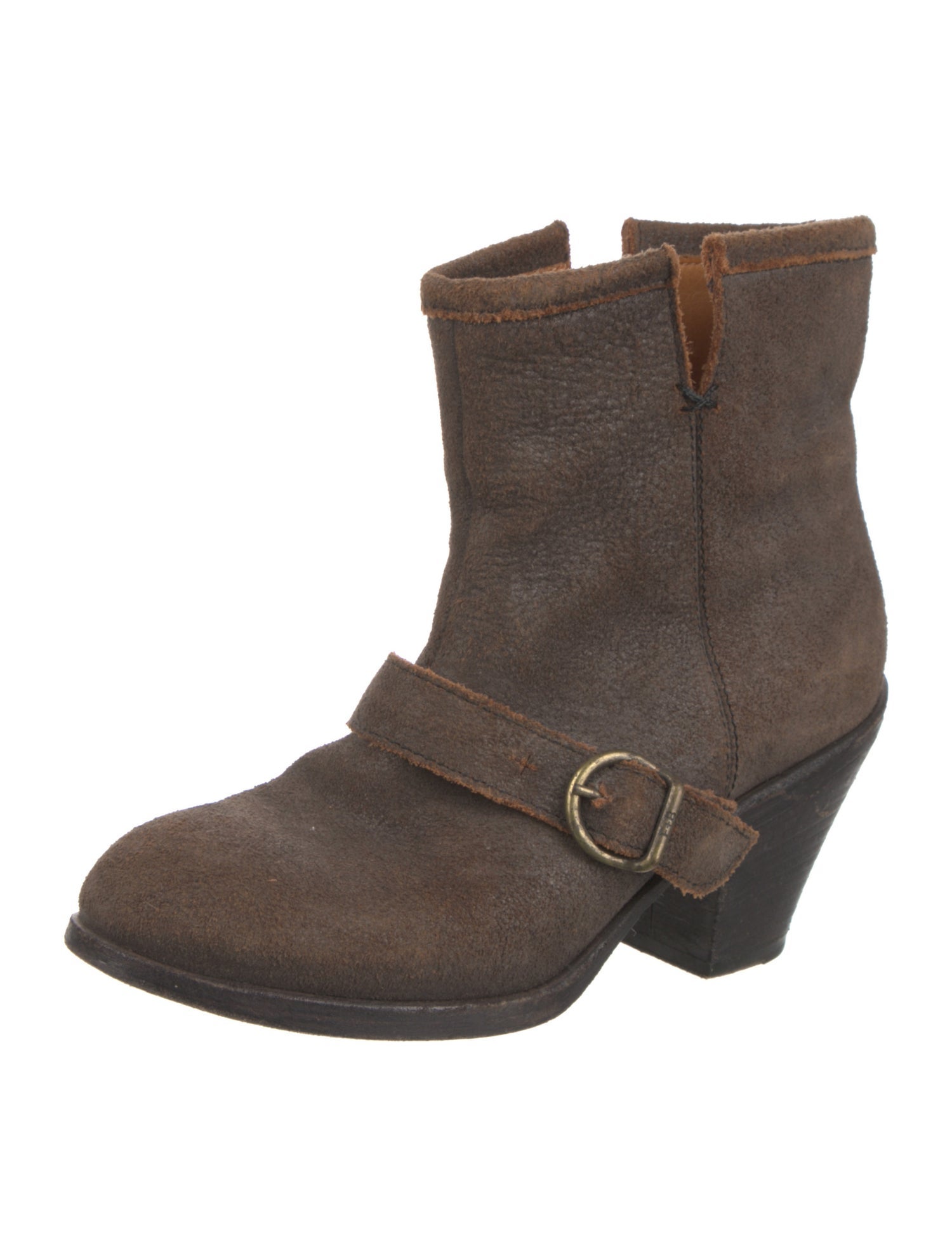 Fiorentini + Baker Suede Moto Boots
