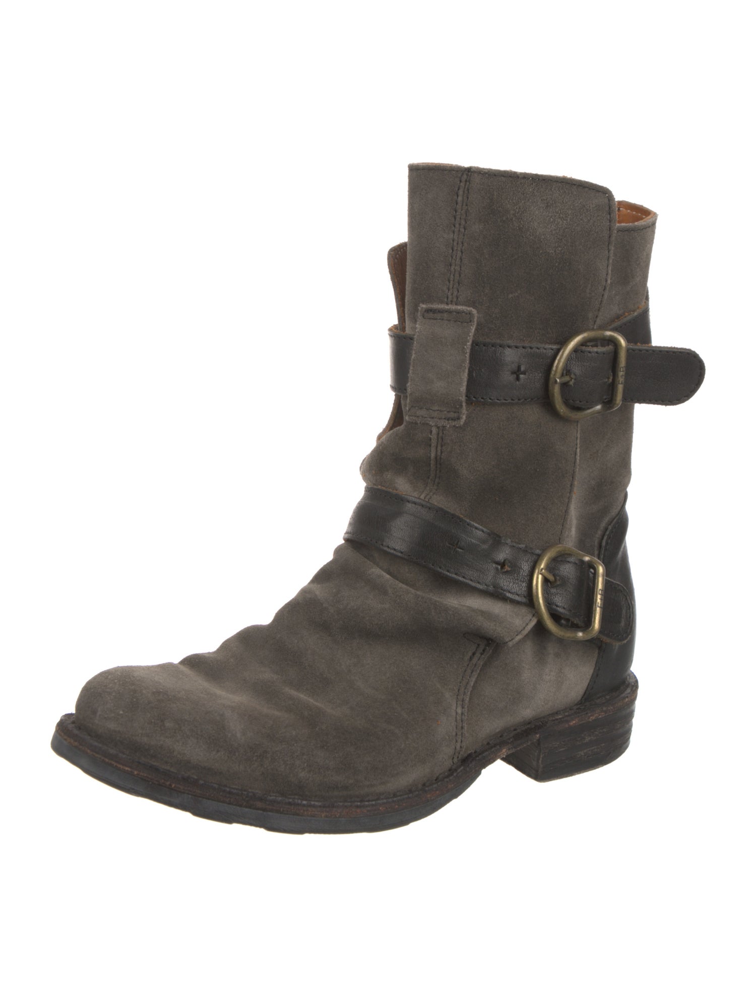 Fiorentini + Baker Suede Moto Boots