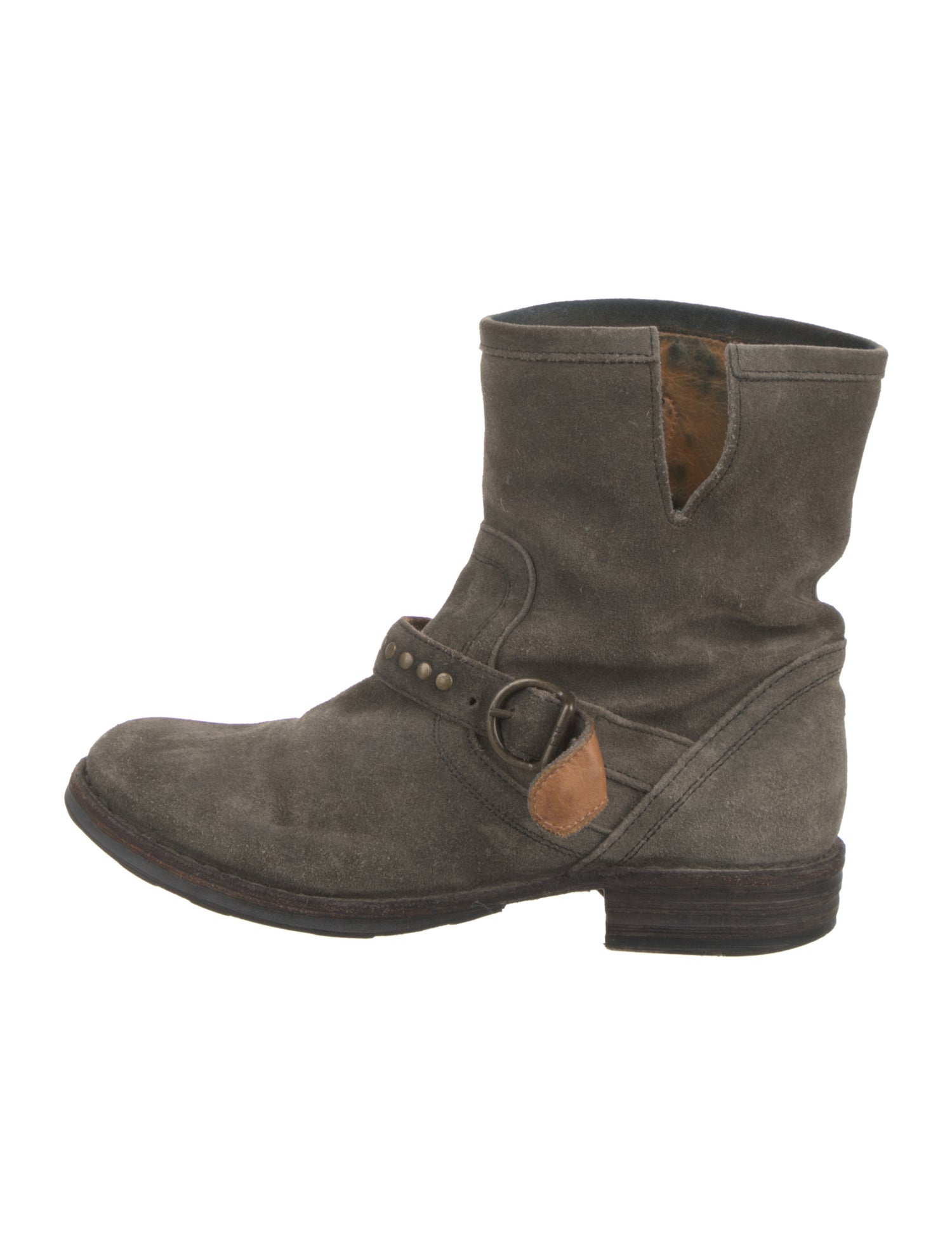 Fiorentini + Baker Suede Moto Boots