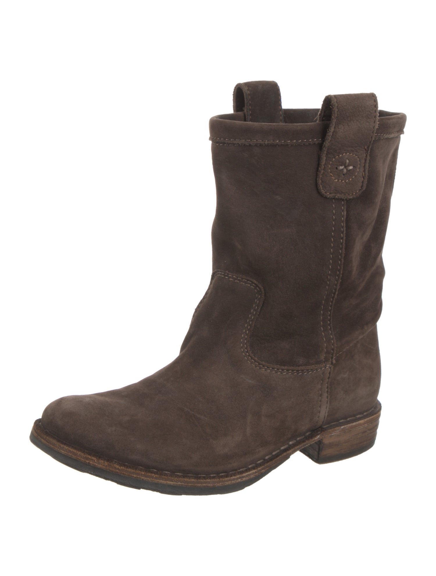 Fiorentini + Baker Suede Moto Boots