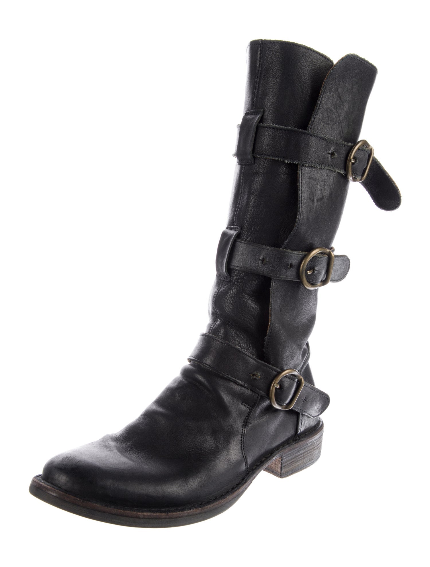 Fiorentini + Baker Leather Moto Boots