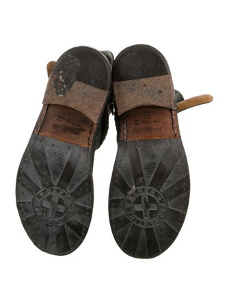 Fiorentini + Baker Suede Studded Accents Moto Boots