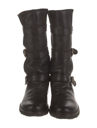 Fiorentini + Baker Leather Moto Boots