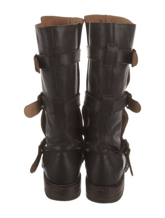 Fiorentini + Baker Leather Moto Boots