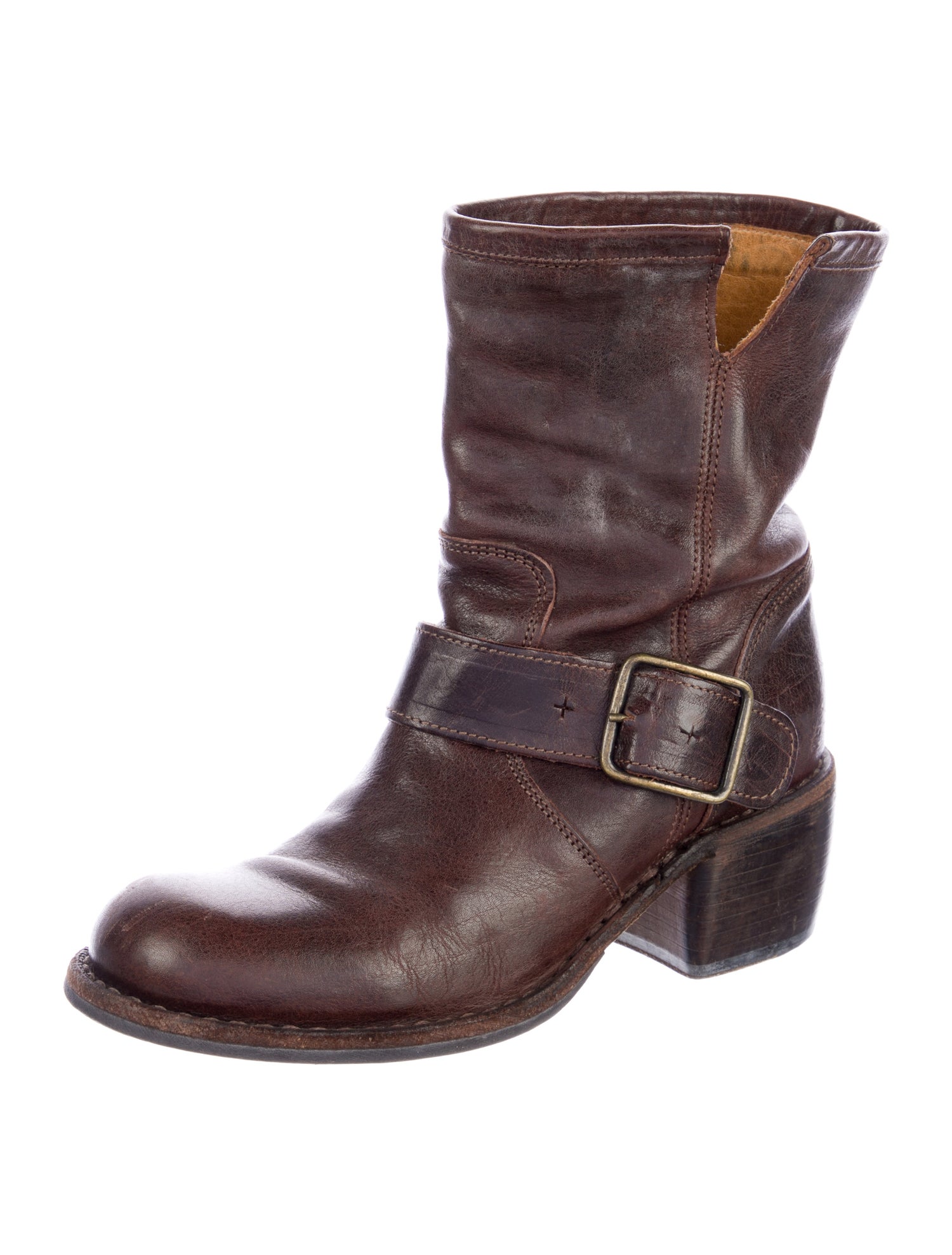 Fiorentini + Baker Leather Moto Boots