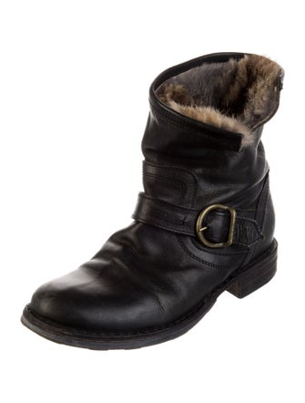 Fiorentini + Baker Leather Moto Boots