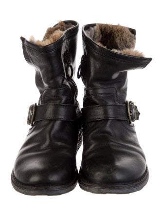 Fiorentini + Baker Leather Moto Boots