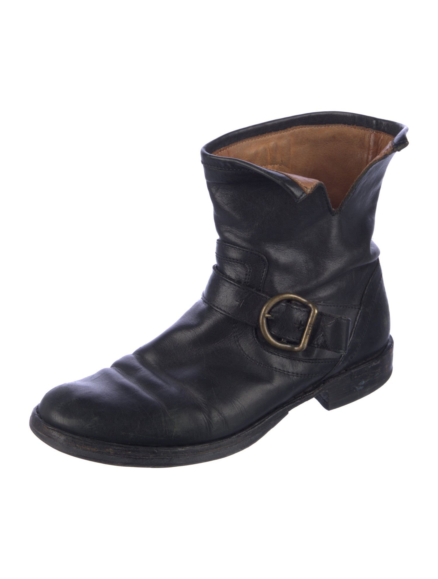 Fiorentini + Baker Leather Moto Boots