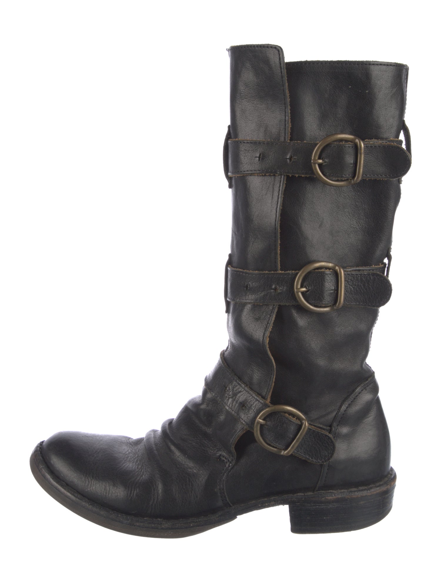 Fiorentini + Baker Leather Moto Boots