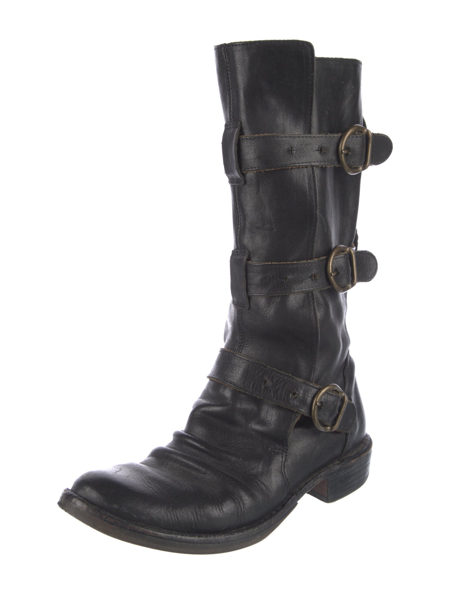 Fiorentini + Baker Leather Moto Boots