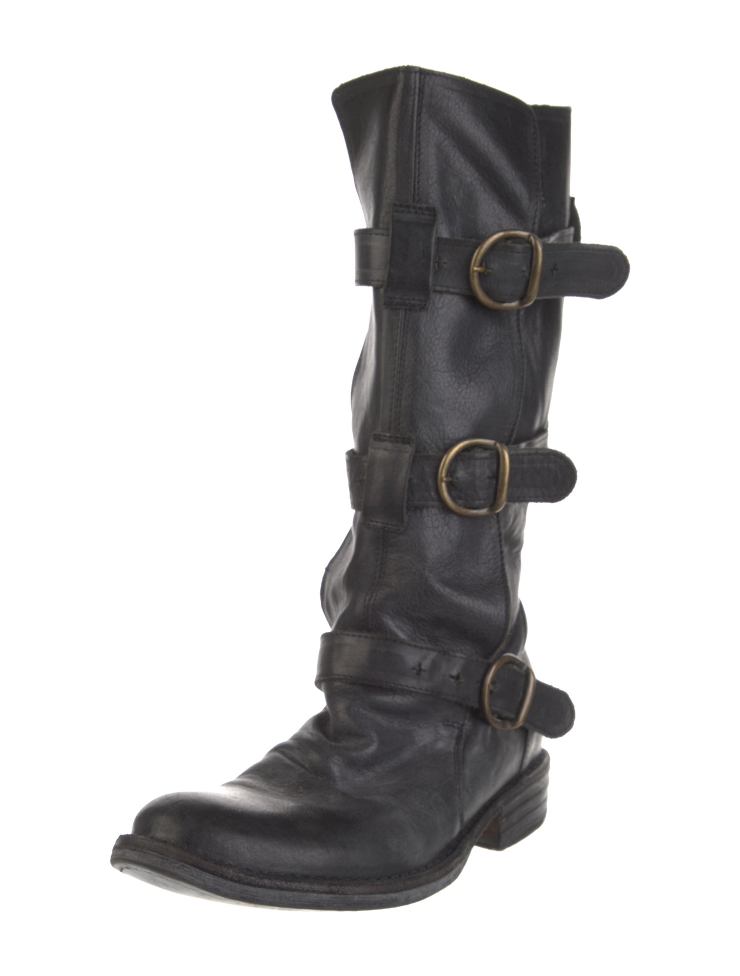 Fiorentini + Baker Leather Moto Boots