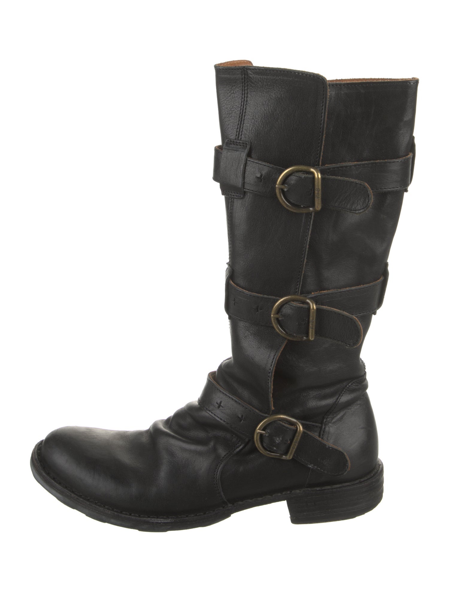 Fiorentini + Baker Leather Moto Boots