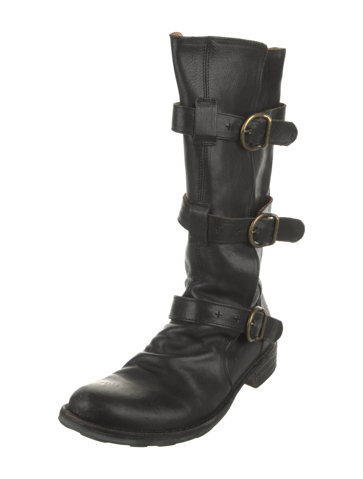 Fiorentini + Baker Leather Moto Boots