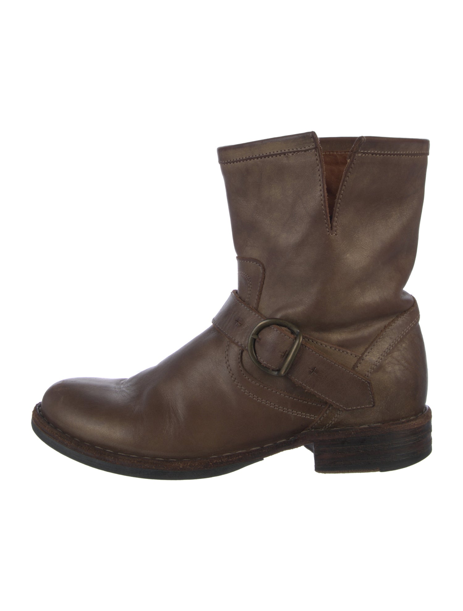 Fiorentini + Baker Leather Moto Boots