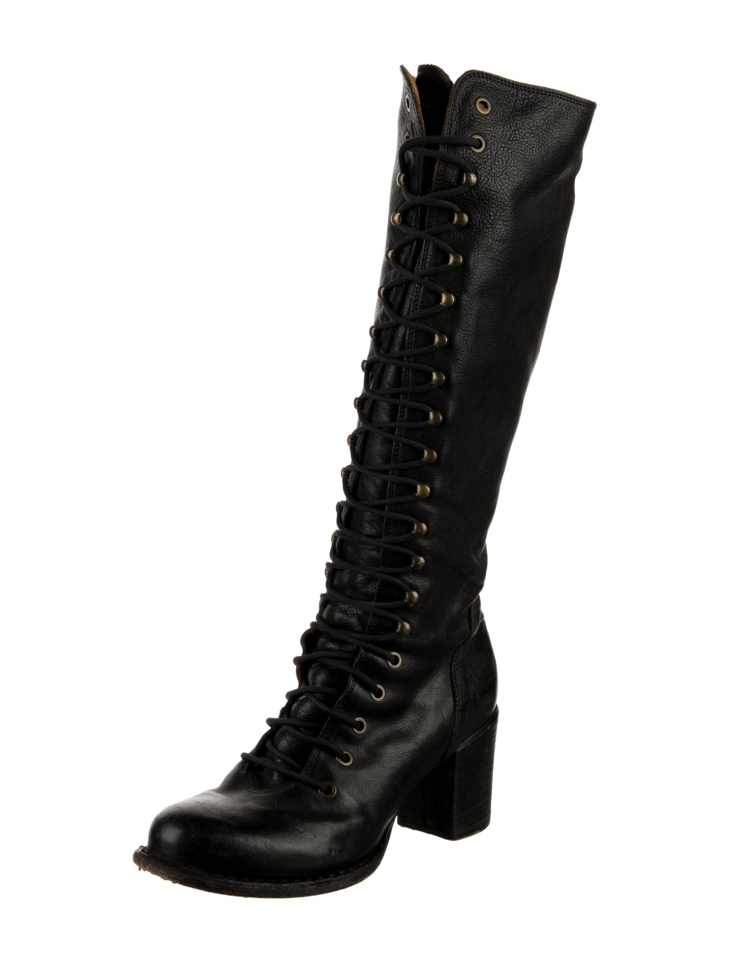 Fiorentini + Baker Leather Lace-Up Boots