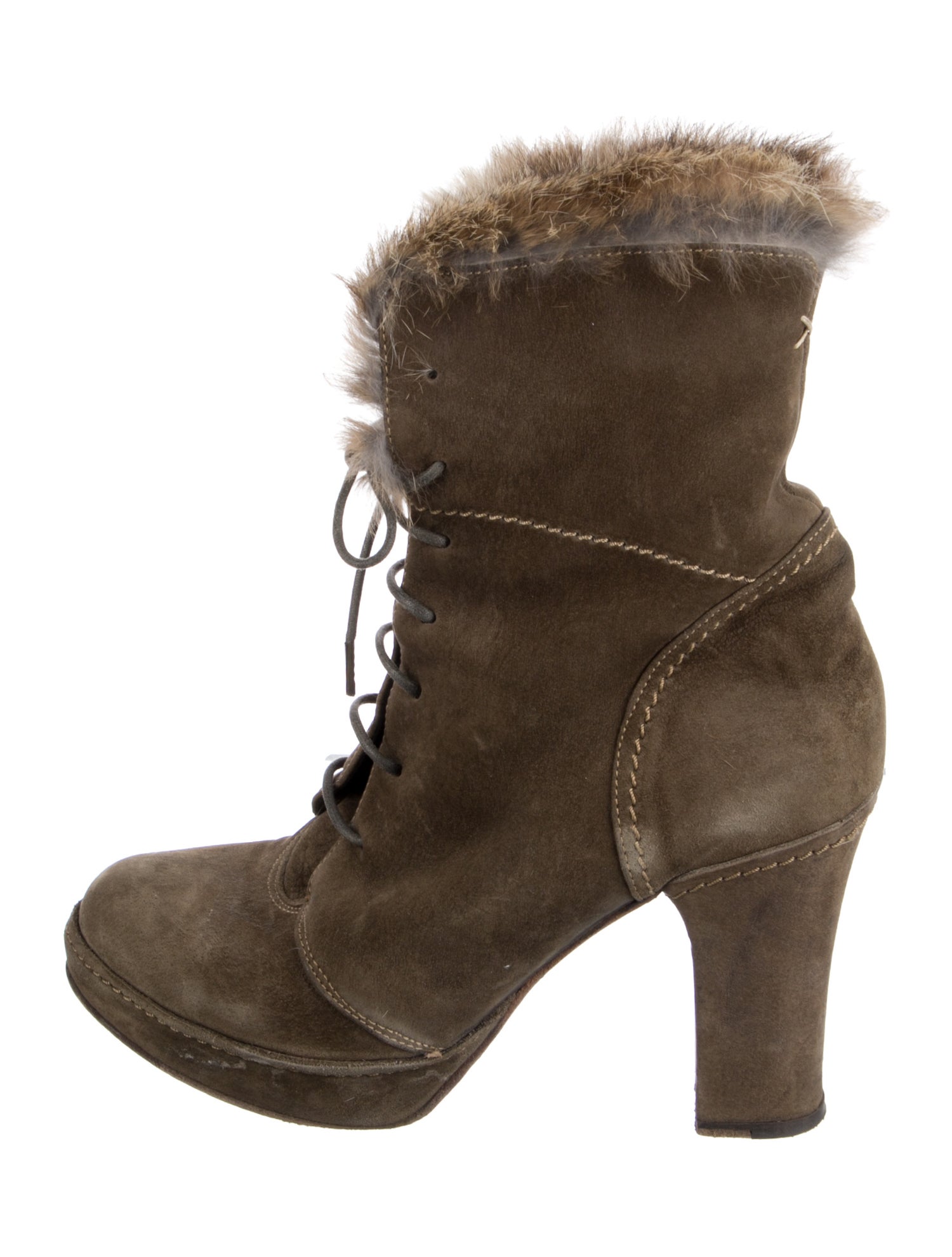 Fiorentini + Baker Suede Lace-Up Boots